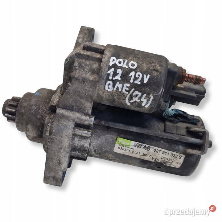 ROZRUSZNIK VW Polo IV 12 12V valeo 02T911023S Rudka