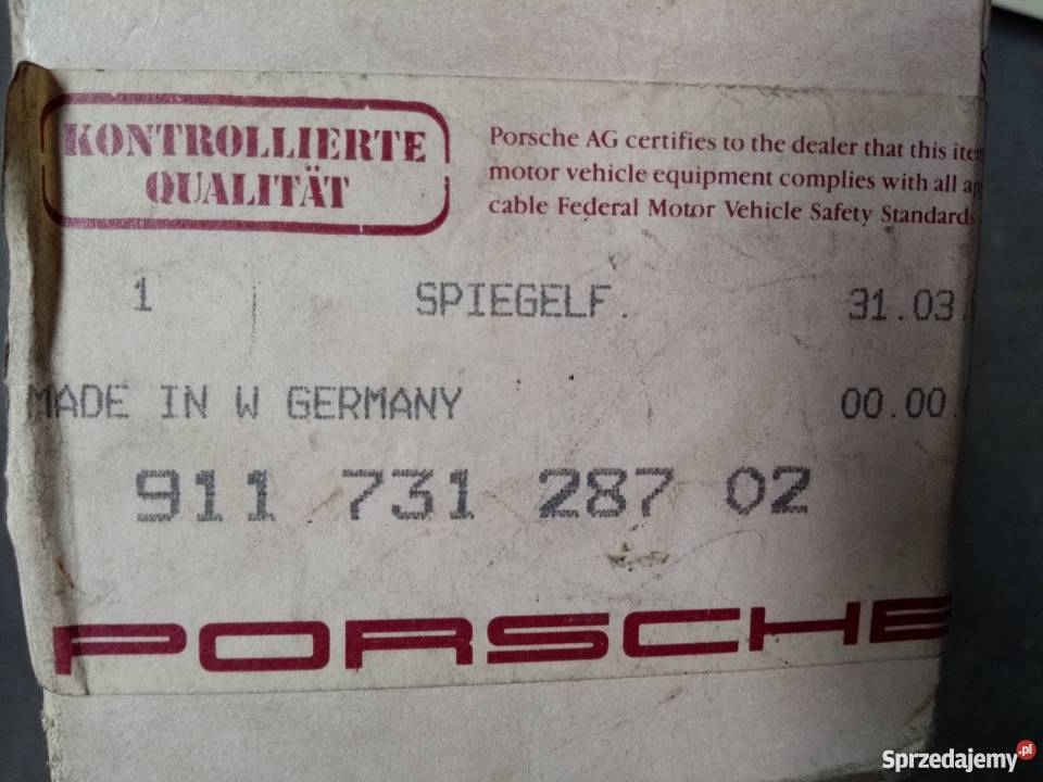 Uchwyt mocowanie lusterka lewe Porsche 911 Pilzno