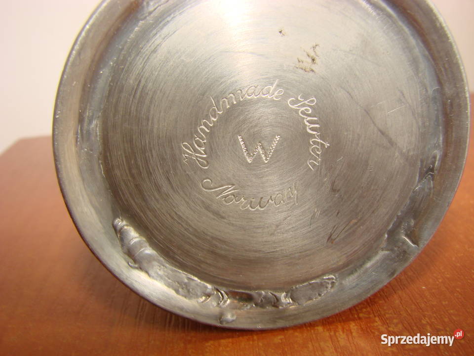 cynowy norweski kubeczek Pruszcz Gdański