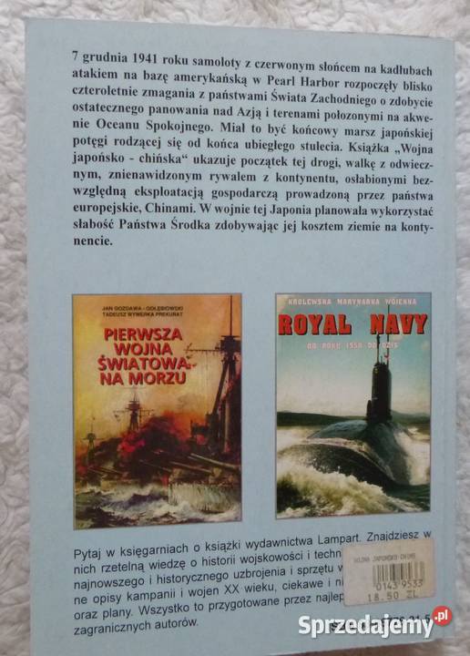 Wojna japońskochińska na morzu 18941895 Piotr Warszawa