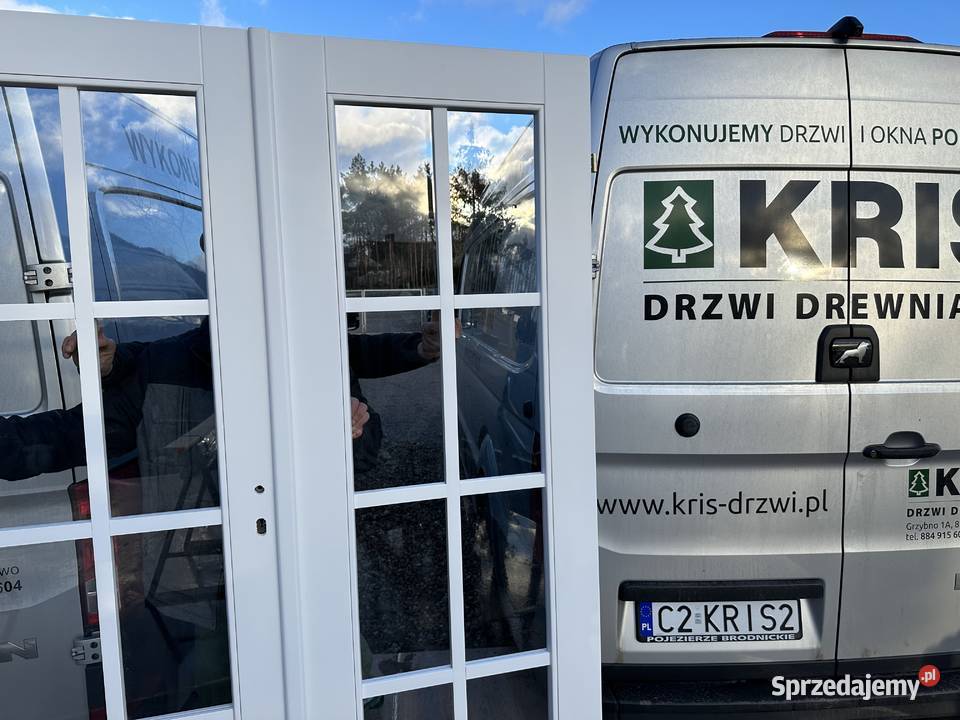 Drzwi drewniane RĘKI DWUSKRZYDŁOWE ANGIELSKIE Grzybno