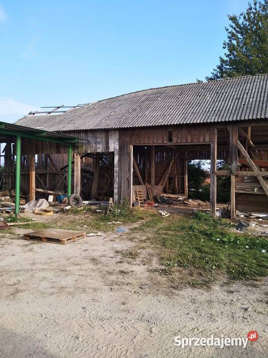 Rozbiórki stodół stodoła stare drewno Zduńska Wola