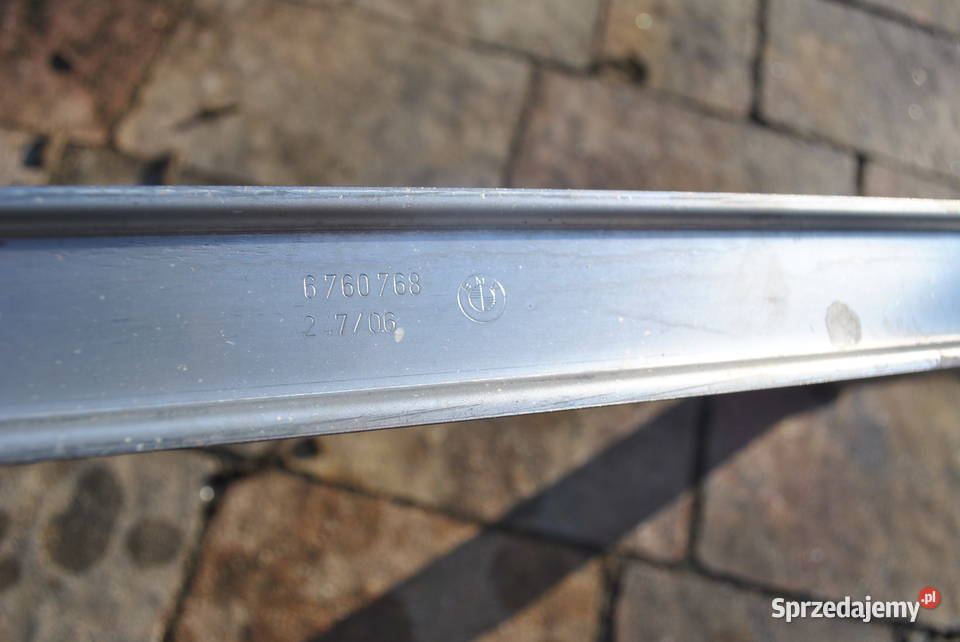 Taśma baku z chromem szelki baku BMW E60 E61 E63 osobowe Poręba