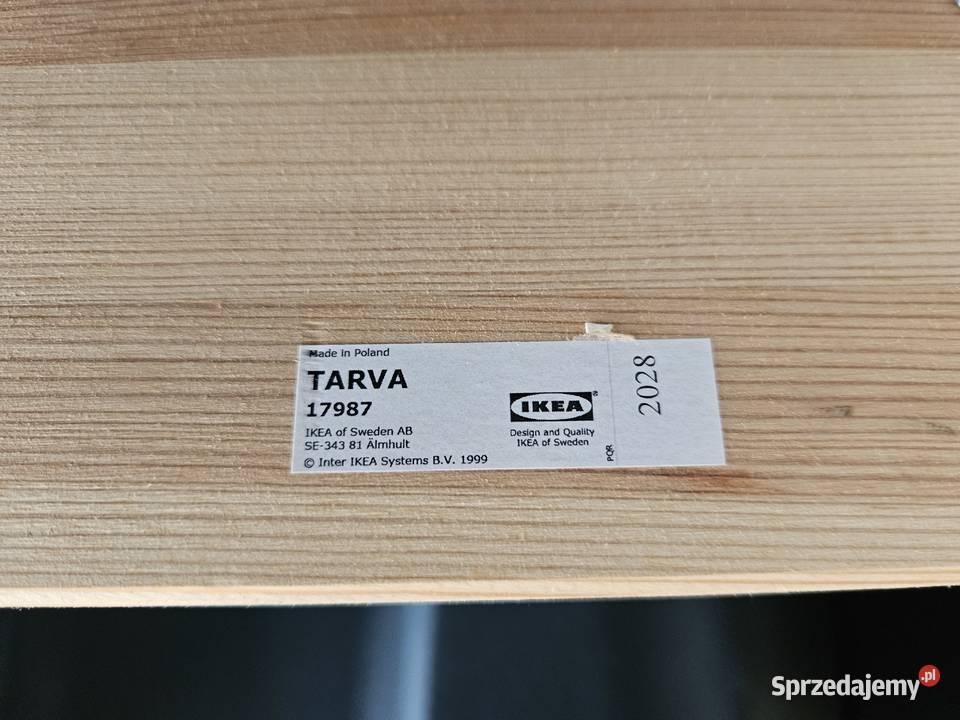 Stelaż łóżka IKEA Tarva 140x200 Gdańsk