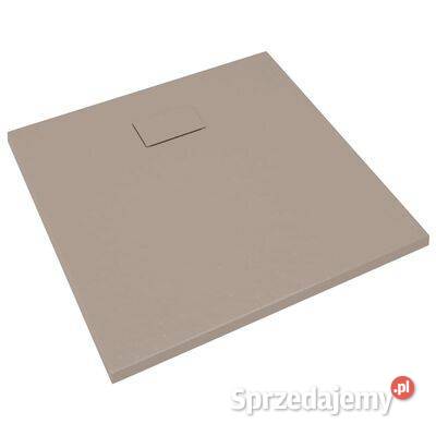 vidaXL Brodzik prysznicowy SMC brązowy 90 x 80