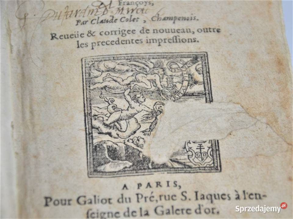 Lhistoire palladienne traitant paryskie wydanie Warszawa