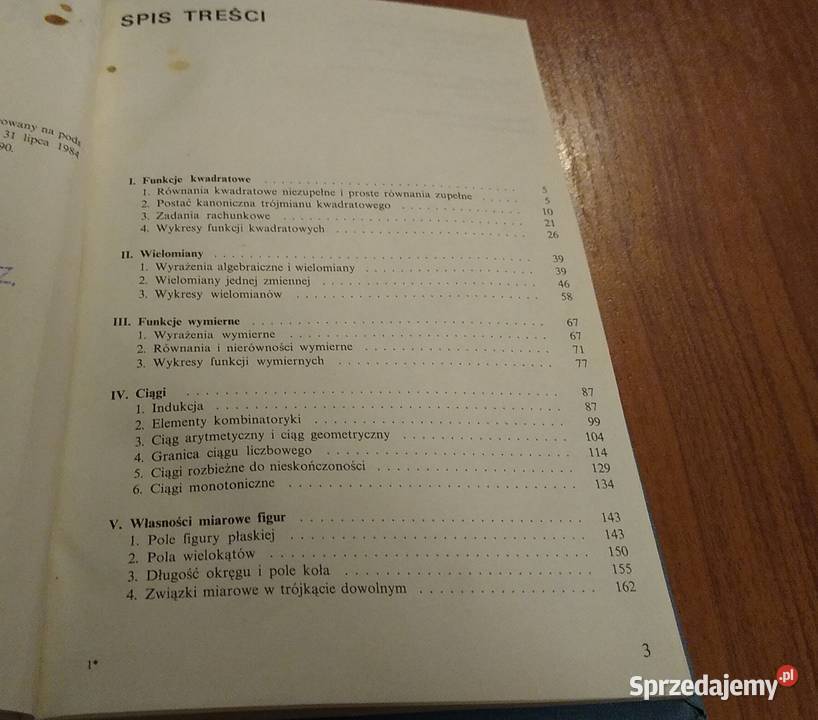 Matematyka podręcznik liceum lo i technikum Podręczniki Gdańsk