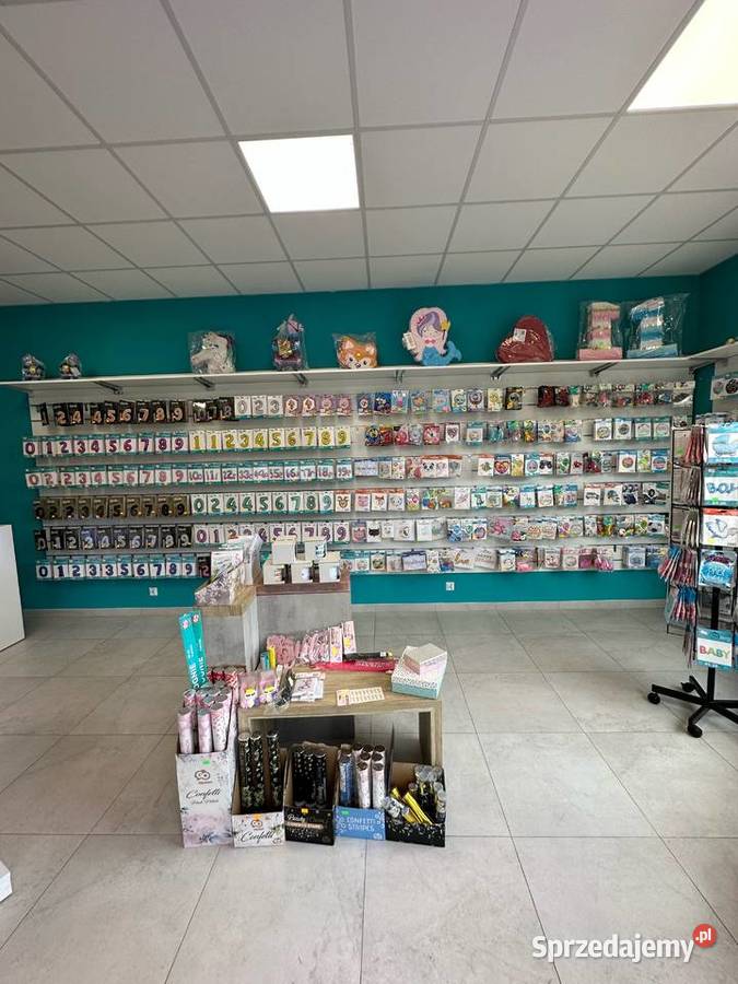 Likwidacja sklepu z balonami i artykułami na Płońsk