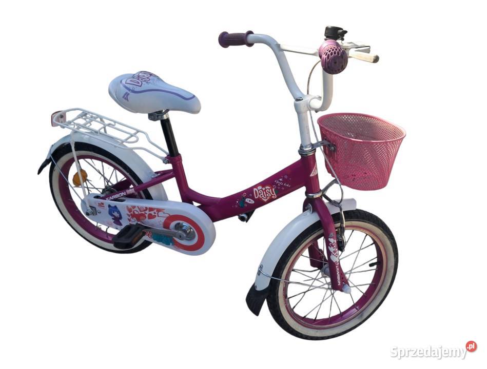 Daisy rowerek dziecięcy 16 fioletowy Słupca sprzedam