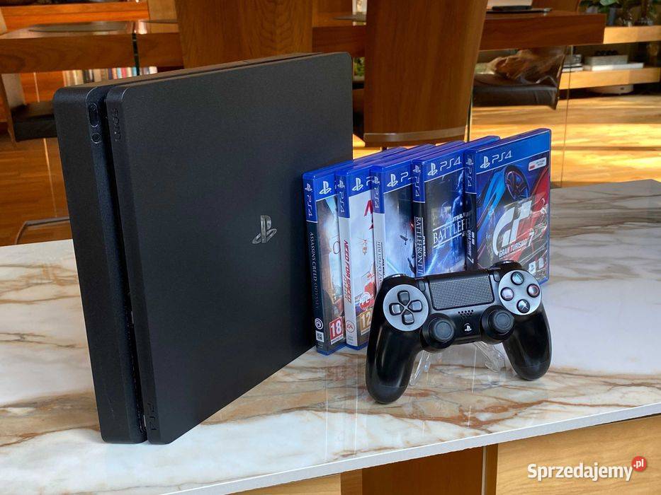 SPRZEDAM PLAYSTATION SLIM 500GB GRY