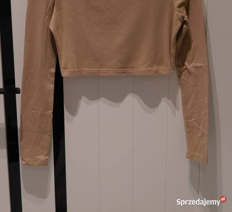 Shein fajna beżowa bluzeczka 34 XS