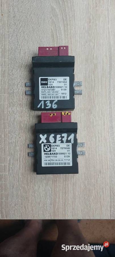 Moduł sterownik pompy paliwa BMW X6 E71 7276046 zachodniopomorskie Szczecin sprzedam