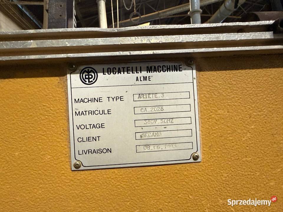 Automat tokarski Locatelli Ariete 3 małopolskie