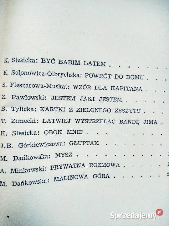 Kiedy to się zaczyna opowiadania księgarnie Warszawa