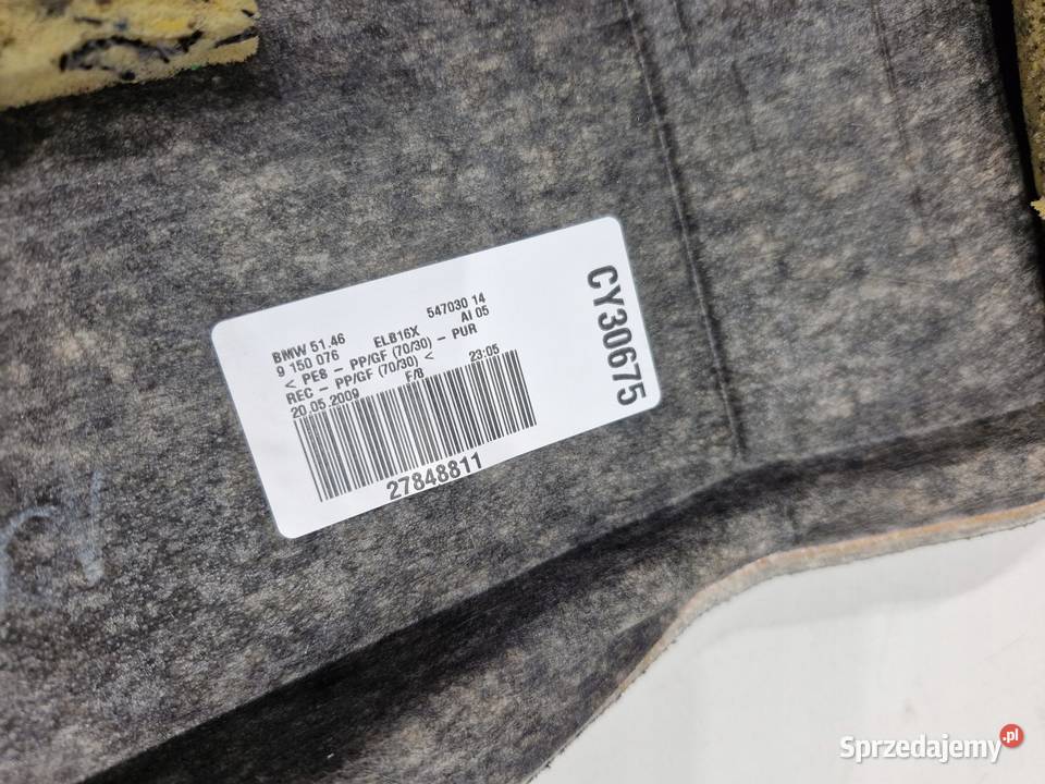 BMW 7 F01 F02 PÓŁKA TYŁ TYLNA 9150076 osobowe Półki tylne sprzedam