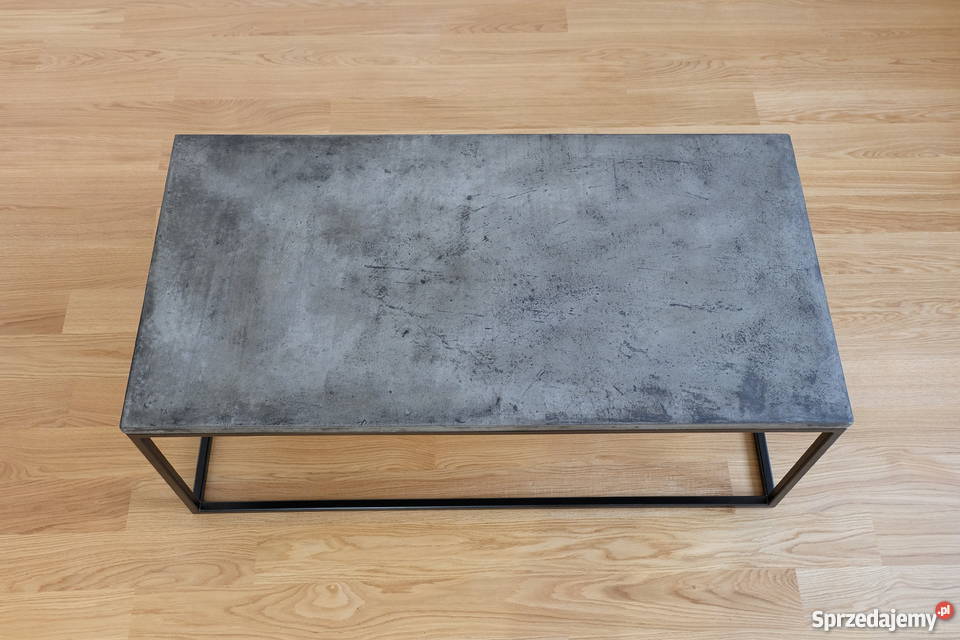 Stolik kawowy z betonu betonowy beton NA WYMIAR 60cm Dom i Ogród Warszawa