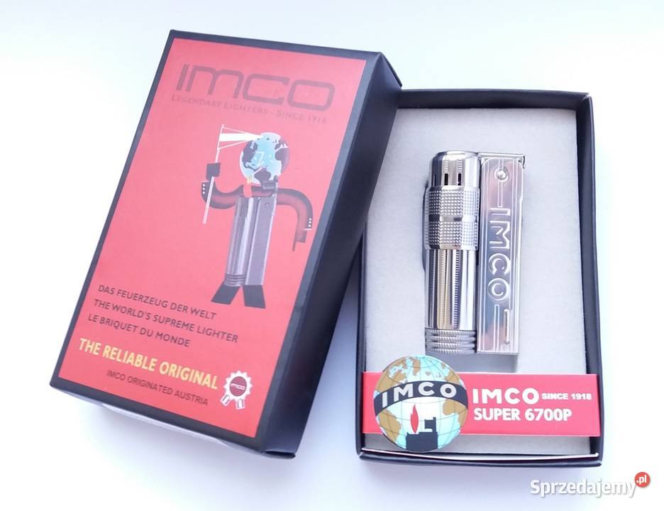 IMCO Super 6700 z logotypem zapalniczka Gdańsk sprzedam