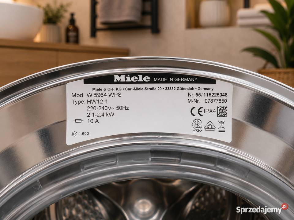 Pralka Miele Softtronic W5964 WPS 6 1600obr Kalety