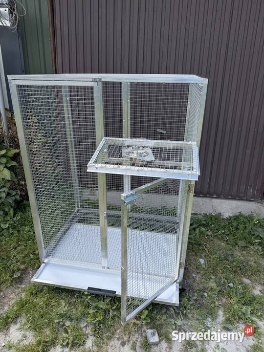 Klatkawoliera aluminiowa ptaków Trzyciąż