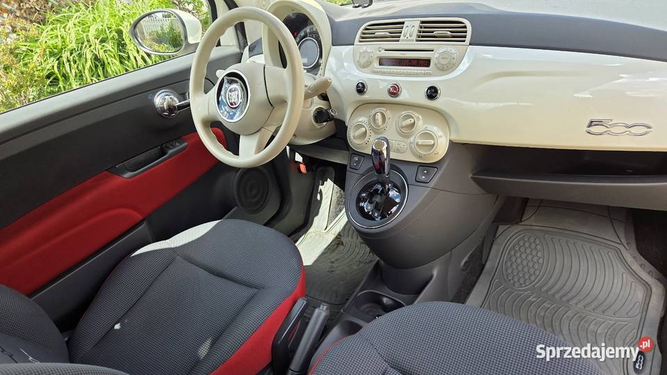 Fiat 500 Automat Polski Salon kurtyny powietrzne Gdańsk