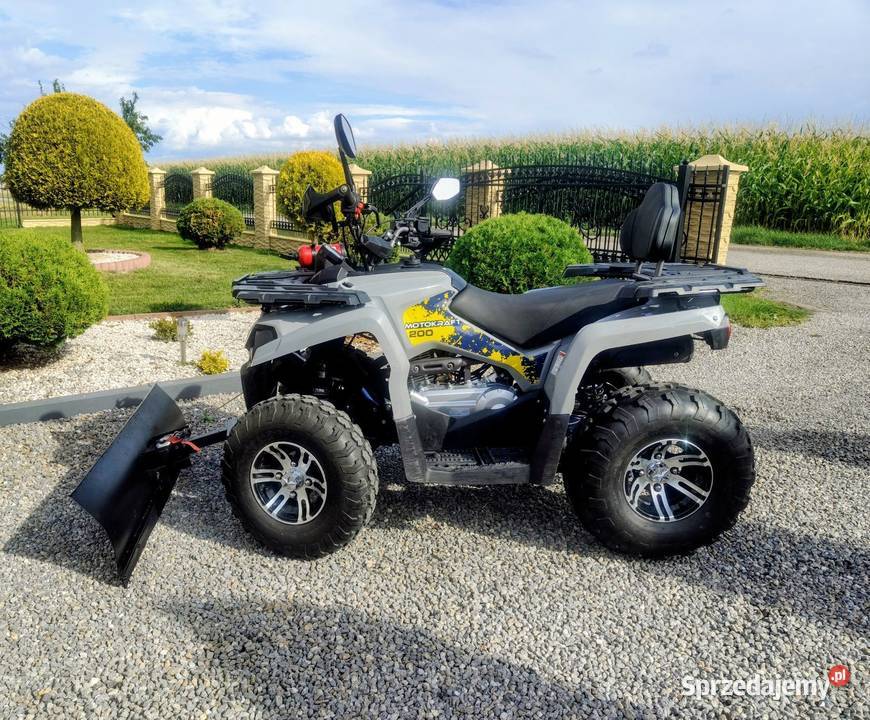 Quad Hummer 200R LONG Zarejestrowany z pługiem Gołębiów sprzedam
