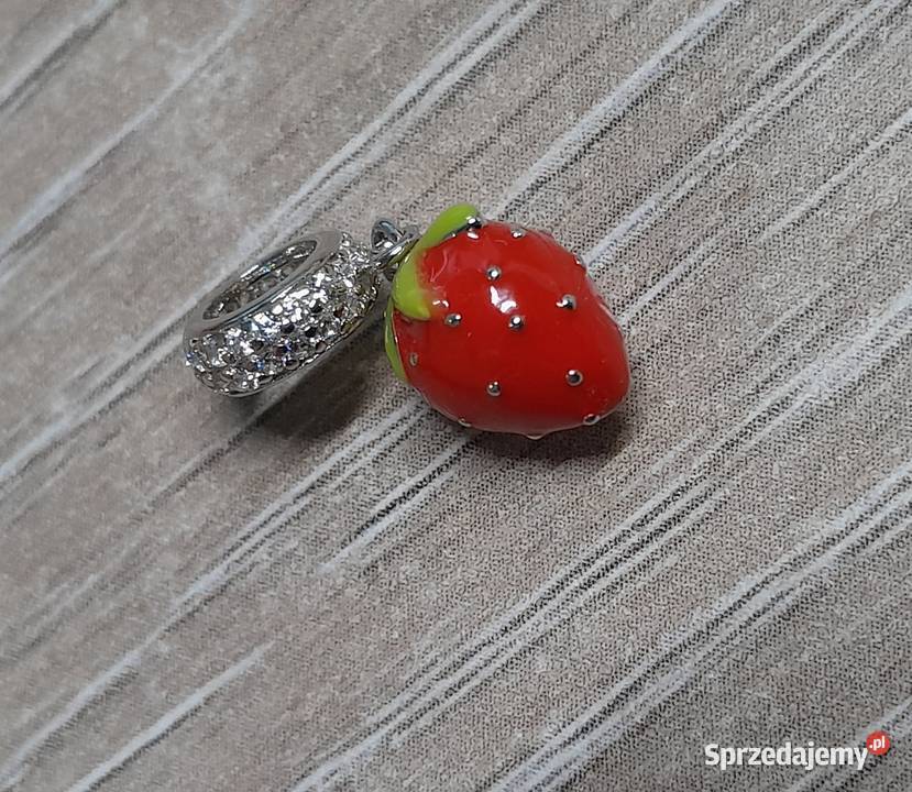 Pandora Charm Moments zawieszka truskawka srebro mazowieckie Warszawa