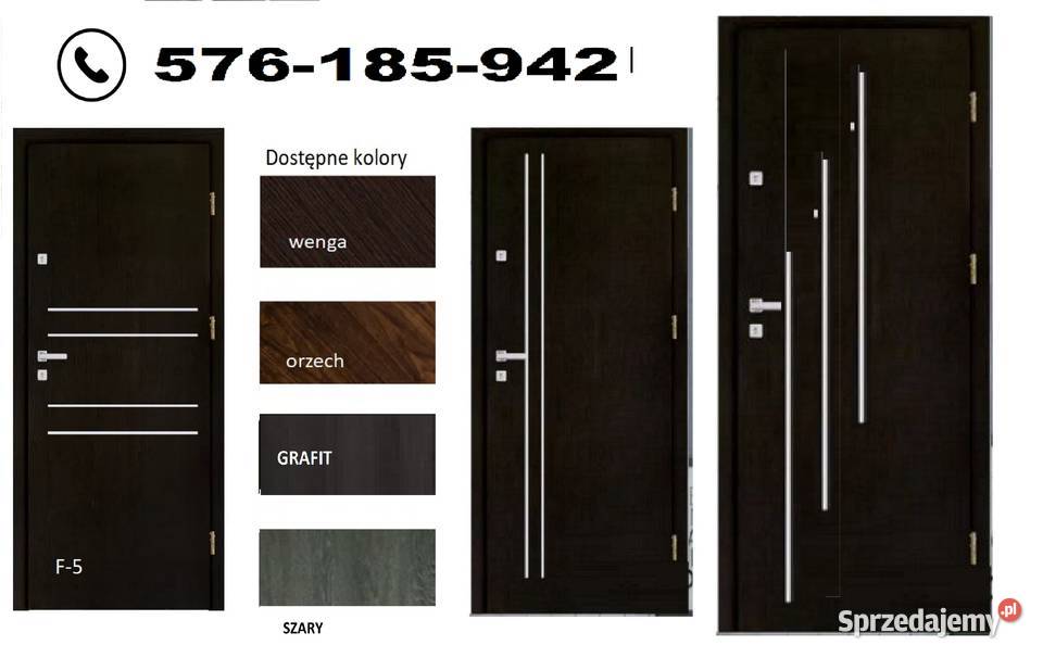 Drzwi zewnętrzne wejściowe antywłamaniowe Radomsko sprzedam