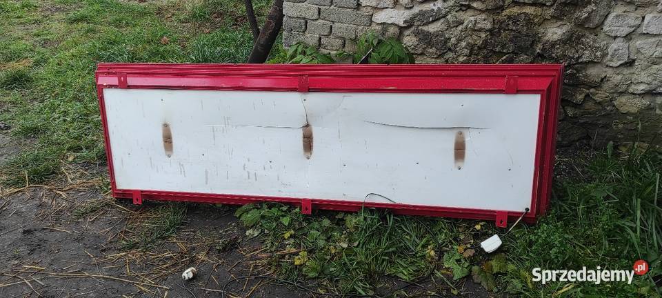 Podświetlany panel reklamowy Zdów