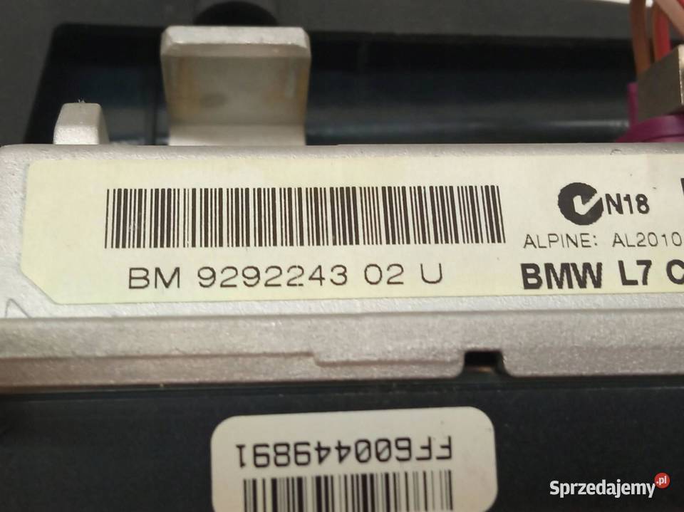 WYŚWIETLACZ 9292243 Bmw Seria 1 II 20112019