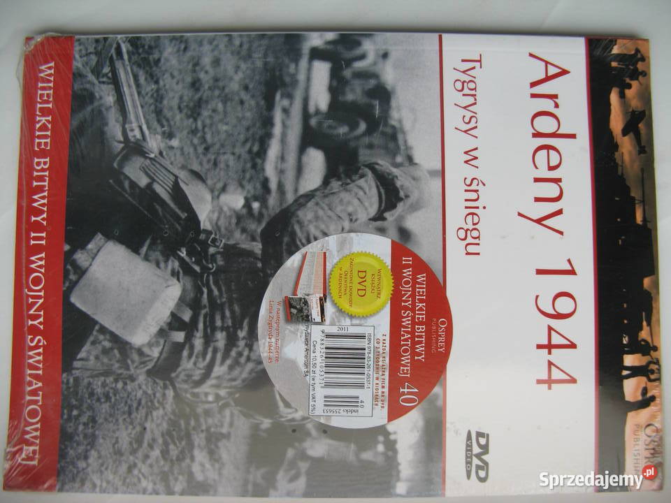 Osprey Ardeny 1944 książka film DVD Nowa historia, archeologia Poznań