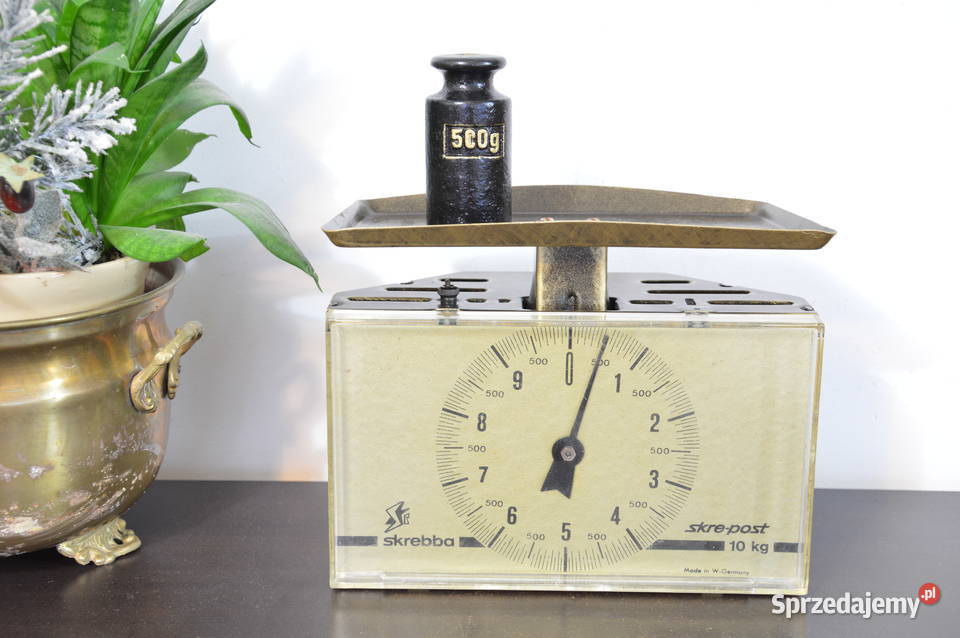 naciskowa WAGA 10 metalowa Niemiecka śląskie Jastrzębie-Zdrój