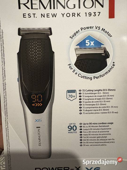 Maszynka do strzyżenia Remington PowerX6 Pozostałe