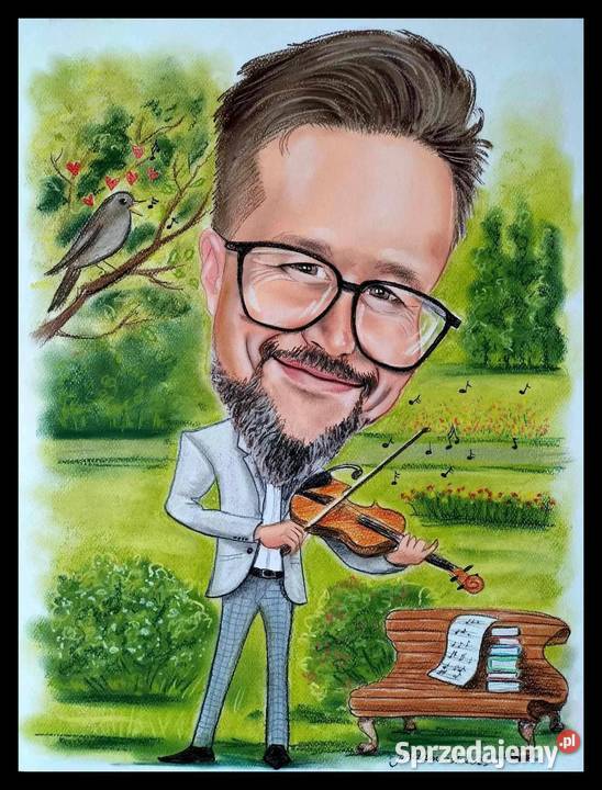 Karykatury rysowane ze zdjęć Malarstwo sprzedam