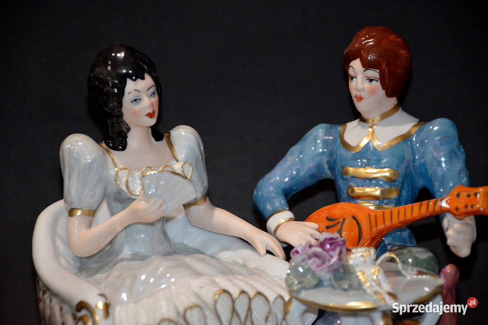 Porcelana Roceram Para muzykująca 3 serenada 25 Środa Wielkopolska
