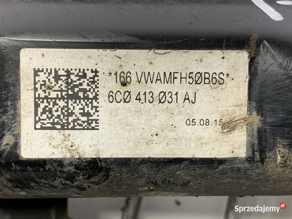 AMORTYZATOR PRAWY PRZÓD ZE SPRĘŻYNĄ VW POLO V 12 podkarpackie