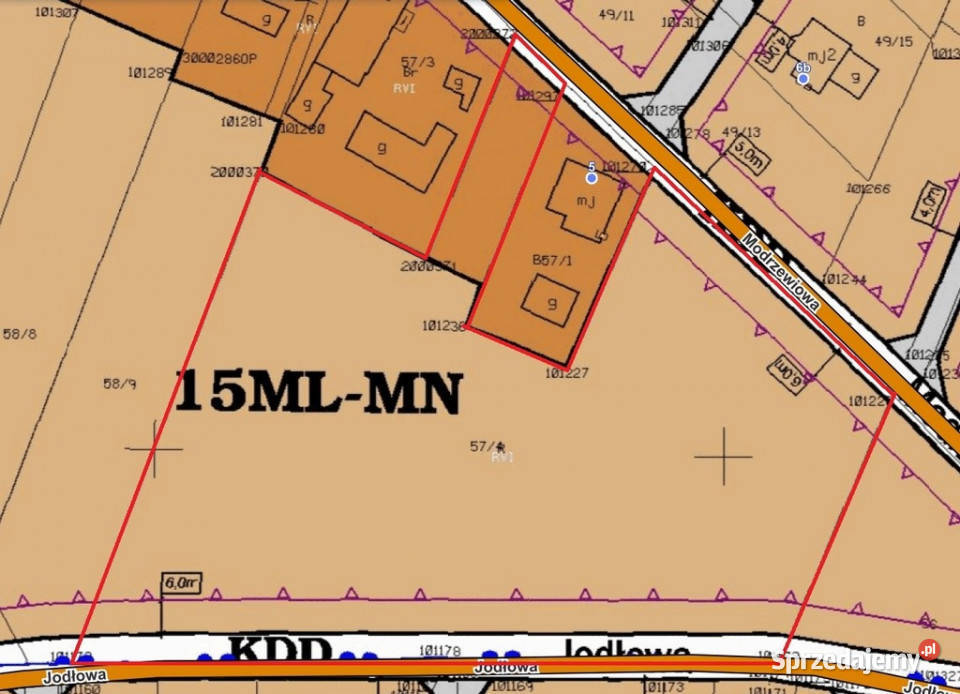 Duża działka budowlana 9051 m Turawa Marszałki asfalt