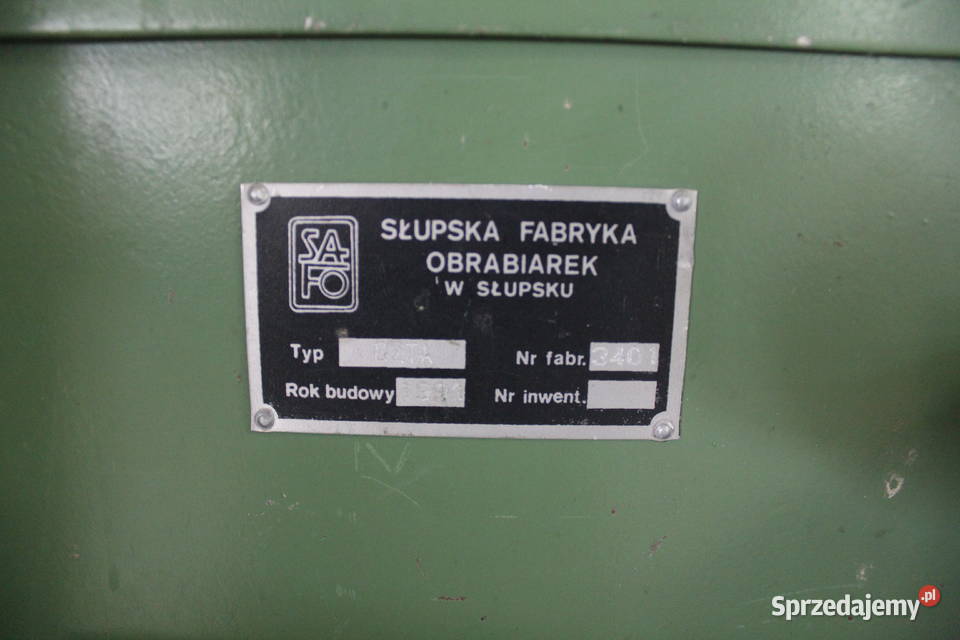 Szlifierka dwutarczowa SAFO DZTA dolnośląskie Karpniki