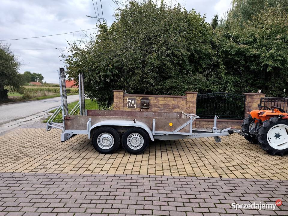 Przyczepa Pod Minikoparkę DMC 2500 Najazdy Wodzisław