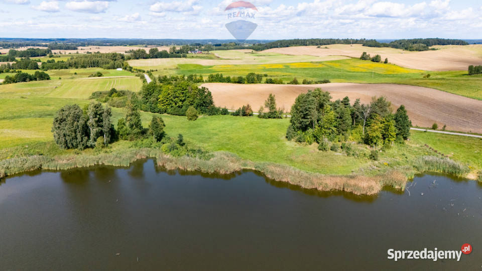 Działka z Linią Brzegową Mazury powiat giżycki warmińsko-mazurskie Giżycko