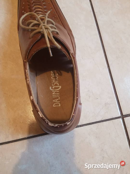 Buty skórzane eleganckie 46 małopolskie Kraków