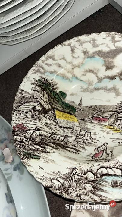 Talerz do zupy Mott Fine Staffordshire Ware Gdańsk