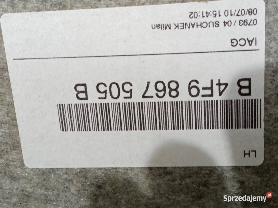 PODSUFITKA PODBITKA SUFIT SLINE AVANT KOMBI Podsufitki sprzedam