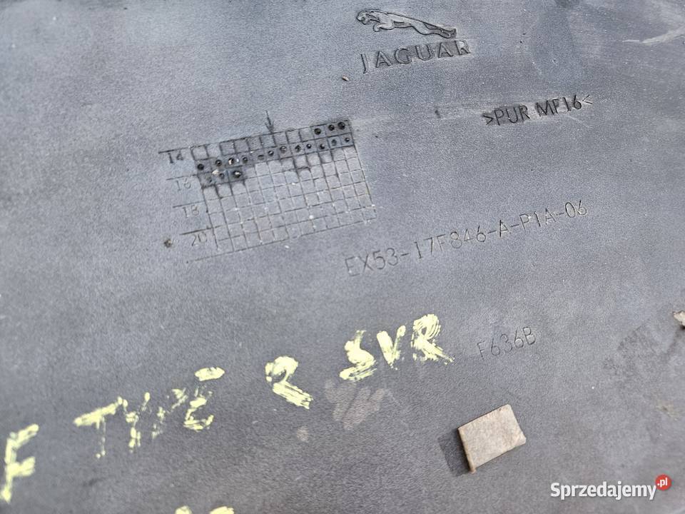 JAGUAR F TYPE R SVR DYFUZOR SPOILER ZDERZAKA TYŁ Międzychód