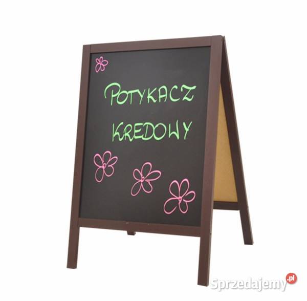 Potykacz tablica kredowa reklamowa obudowa
