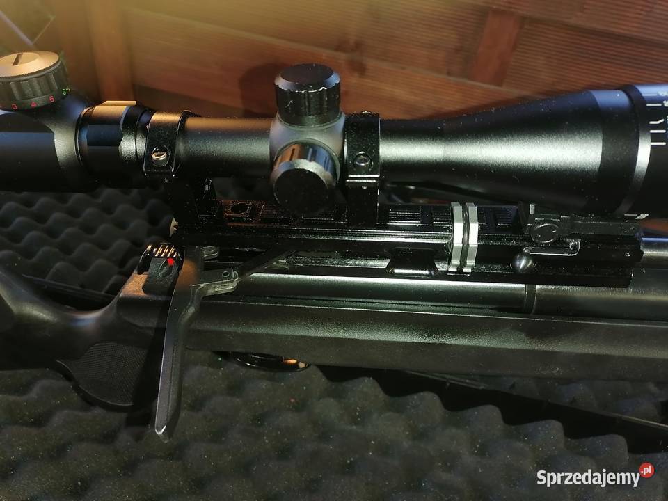 Wiatrówka Hatsan AT44 S10 55 mm stan igła zestaw Sporty strzeleckie i myślistwo Jelenia Góra sprzedam