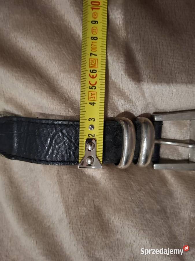 Genuine Leather Skórzany pasek Made in Taiwan Pozostałe Głubczyce