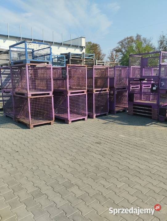 Skrzynie paletowe metalowe GITTERBOX Toruń Grębocin