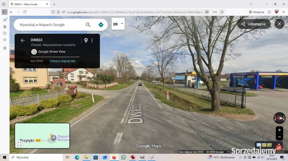 Działka pod zabudowę PrzytykiBudzyń