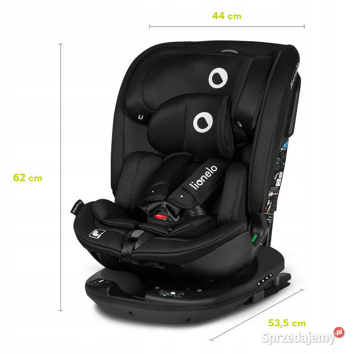 Fotelik samochodowy Lionelo Bastian RWF iSize ISOFIX Baranowo