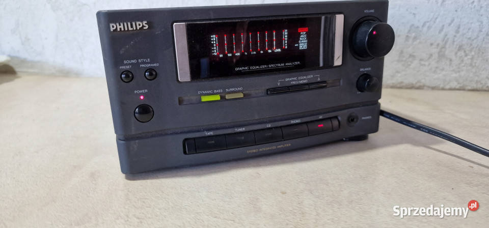Wzmacniacz Korektor graficzny equalizer Philips wielkopolskie Międzychód